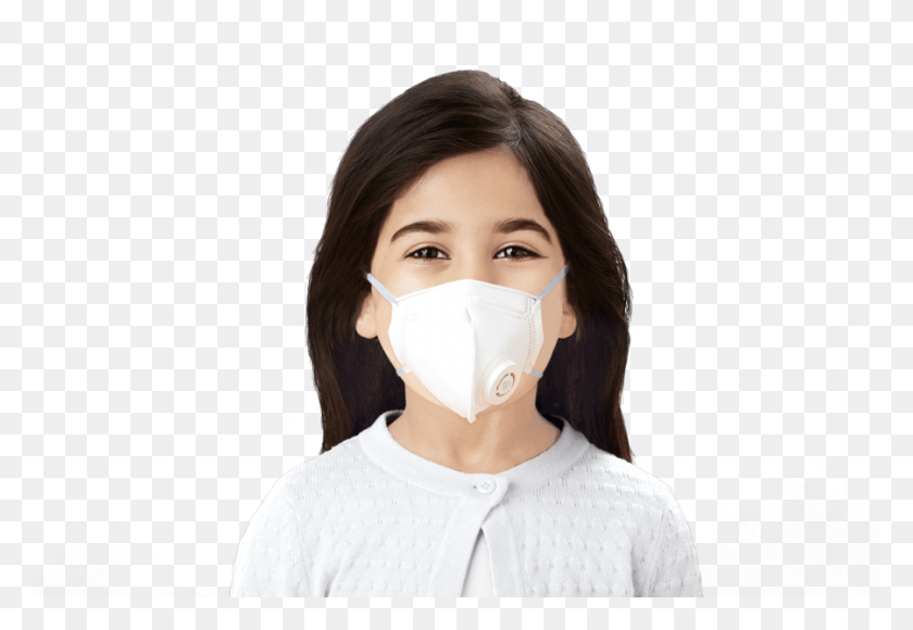 900x600 Dettol Anti Pollution Mask Girl, Clothing, Apparel, Person HD PNG Download
