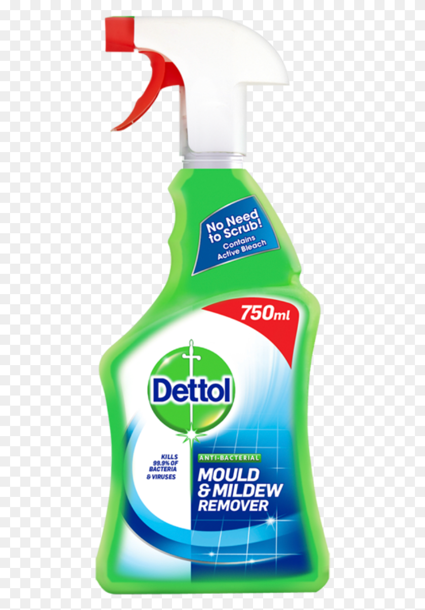 466x1143 Dettol Mould Amp Mildew Remover Dettol Mould And Mildew Remover, Bottle, Label, Text HD PNG Download