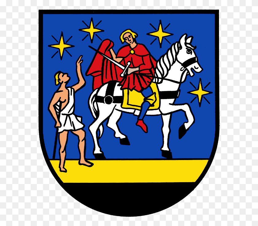 591x677 Deu Nieder Hilbersheim Coa Nieder Hilbersheim Wappen, Person, Human, Horse HD PNG Download