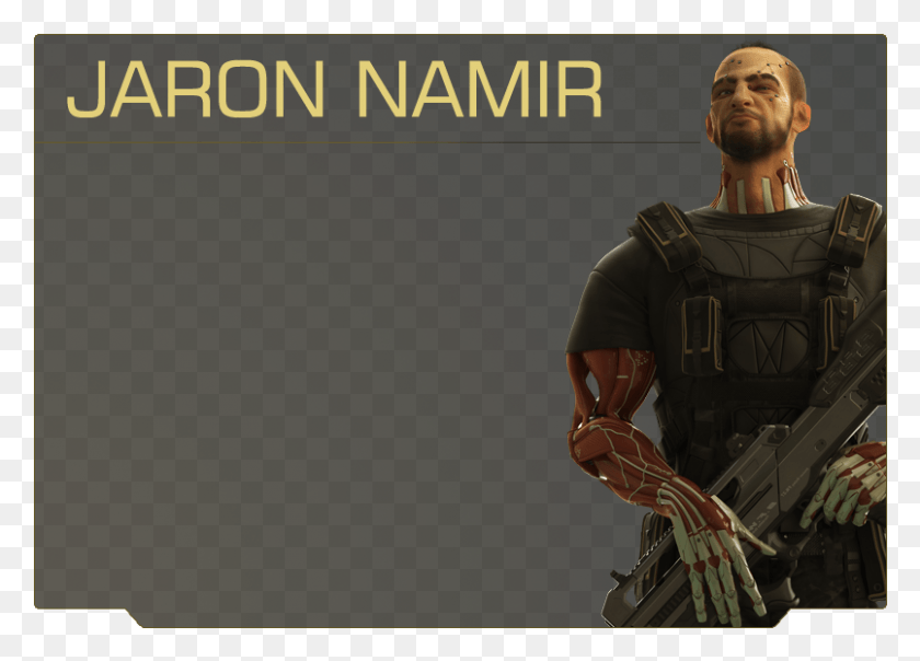 805x562 Deus Ex Human Revolution Джарон Намир, Человек, Одежда, Одежда Hd Png Скачать