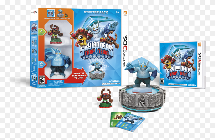 1117x698 Developed By Beenox Skylanders Trap Team For Nintendo Skylanders Trap Team Starter Pack Nintendo, Toy, Robot, Super Mario HD PNG Download