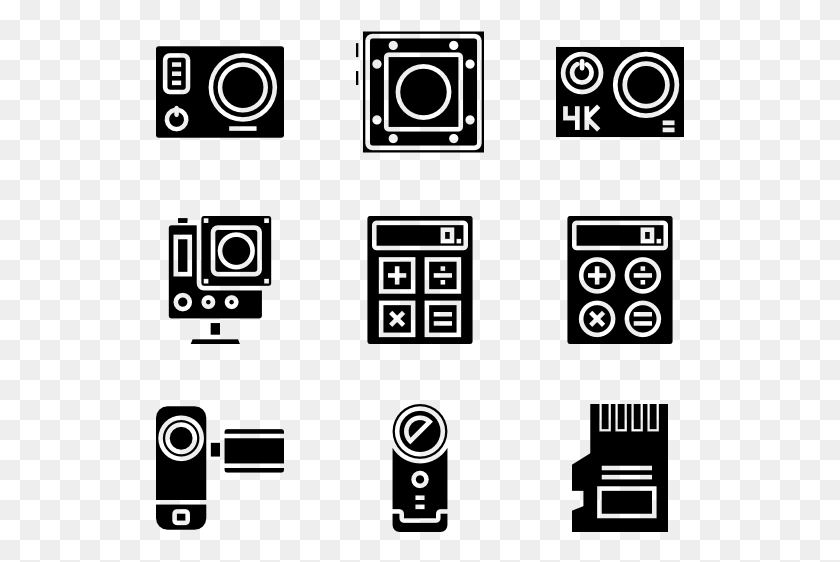 529x502 Device 36 Icons Circle, Gray, World Of Warcraft HD PNG Download