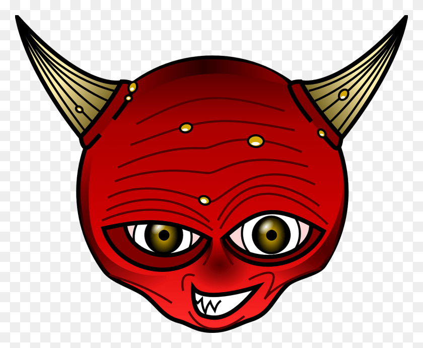 1280x1037 Devil Horns Red Cabeza De Demonio Png / Cerámica Hd Png