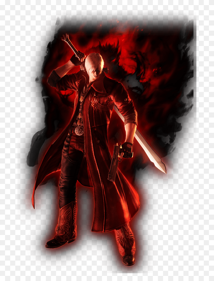 703x1040 Devil May Cry 4 Special Editionsystem Smash Bros Ultimate Dante, Person, Human, Performer HD PNG Download