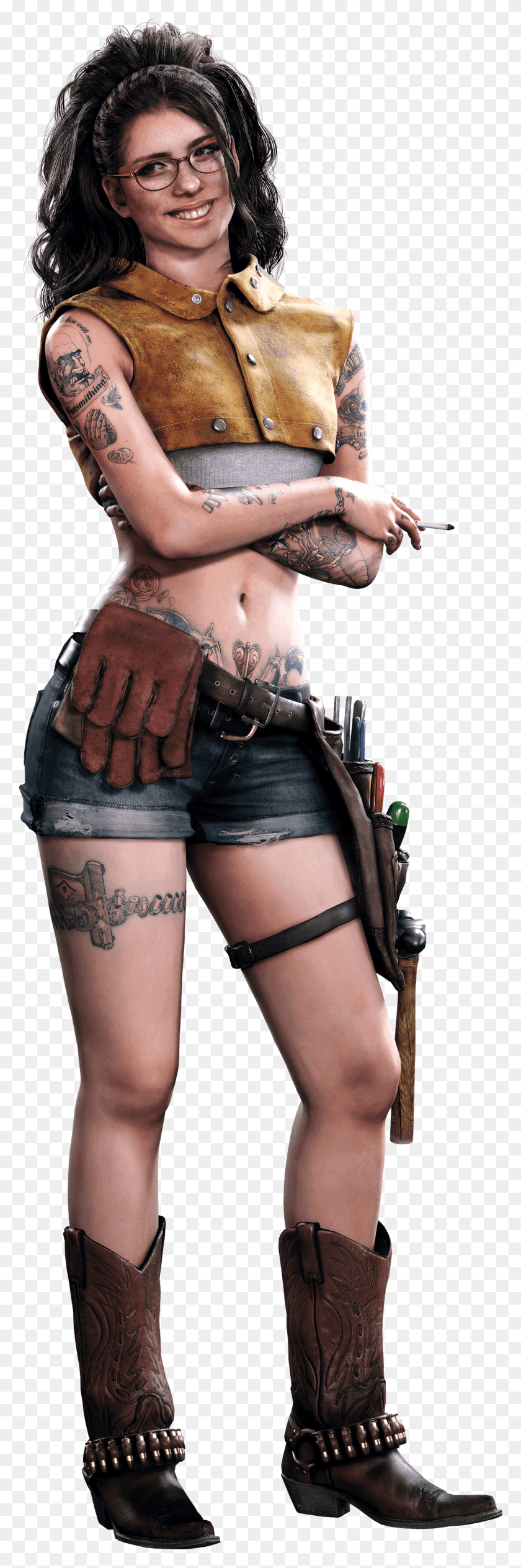1412x4461 Devil May Cry 5 Character Devil May Cry 5 Nico Cosplay, Skin, Person, Human HD PNG Download