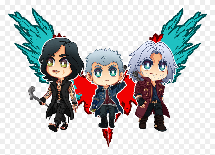 1001x699 Devil May Cry V Png