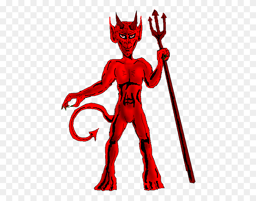 442x599 Дьявол Сатана, Человек, Человек Hd Png Скачать