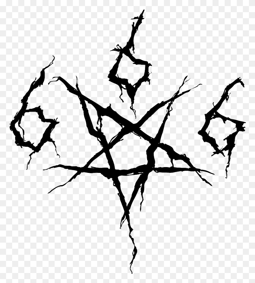897x1004 Devil Satan Pentagram Black Freetoedit Satan, Spider Web HD PNG Download