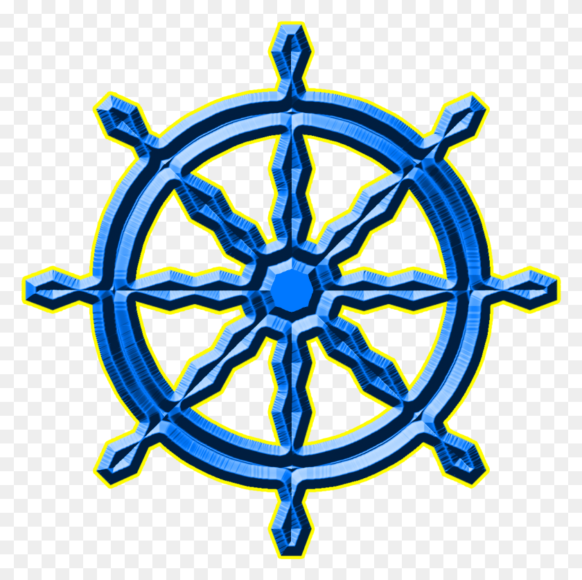 1354x1349 Dhamma Chakra Nautical Wheel Clip Art, Symbol, Antelope, Wildlife HD PNG Download