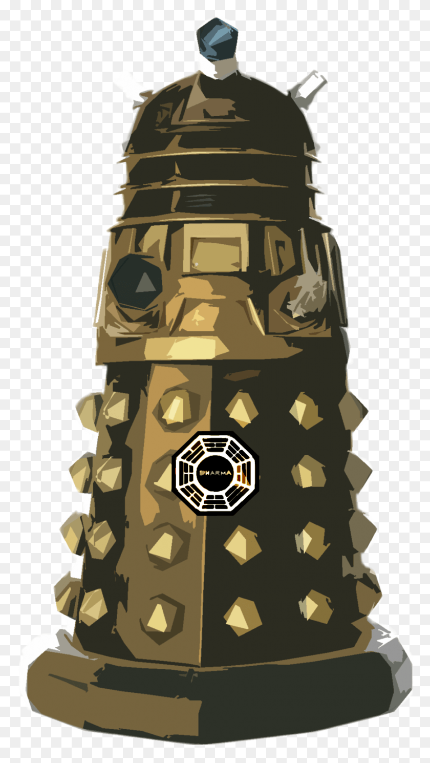 867x1590 Dharma Dalek Dr Who Dalek, Bag, Grenade, Bomb HD PNG Download
