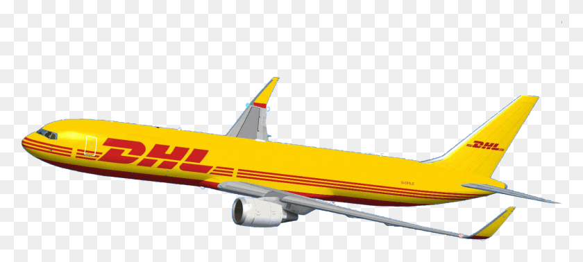1487x608 Dhl Icon Dhl Global Forwarding, Самолет, Самолет, Транспортное Средство Hd Png Скачать