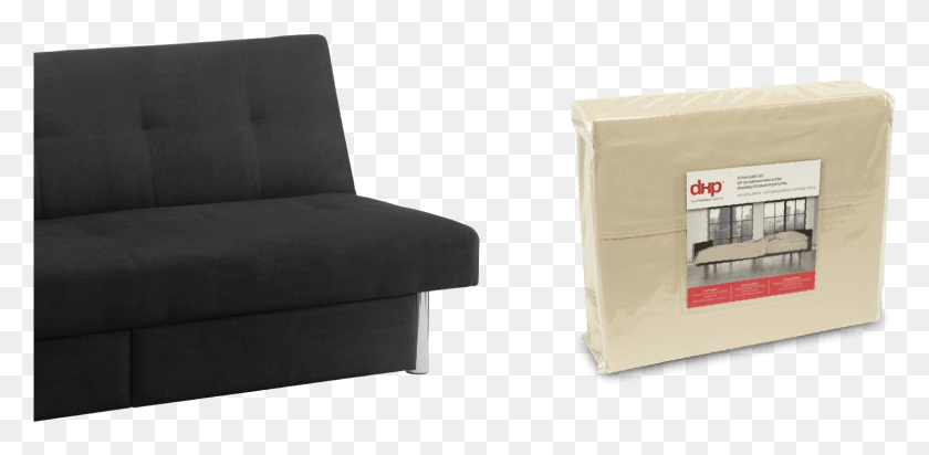 1527x691 Dhp Black Sola Futon With Dhp Beige Futon Sheet Set Studio Couch, Furniture, Chair, Box HD PNG Download