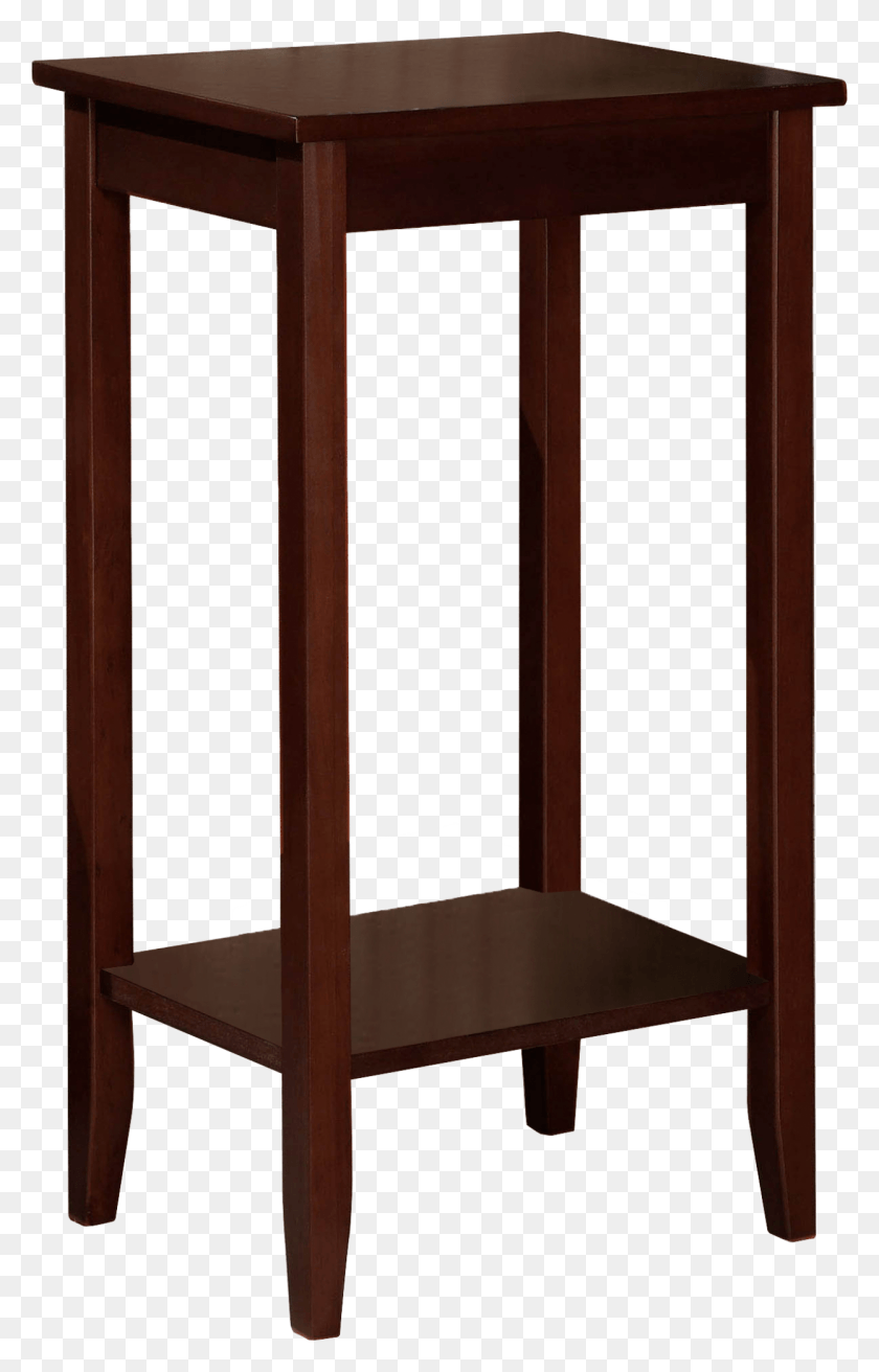 1246x2000 Dhp Rosewood Tall End Table Simple Design Multi Purpose, Wood, Hardwood, Shelf HD PNG Download