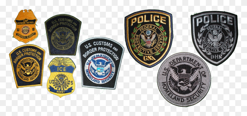 3082x1320 Dhs Patches Us Customs And Border Protection HD PNG Download