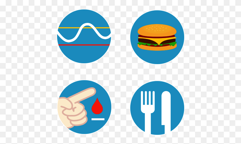 448x443 Diabetes Guru Ui Icons Diabetes Icons, Burger, Food, Cutlery HD PNG Download