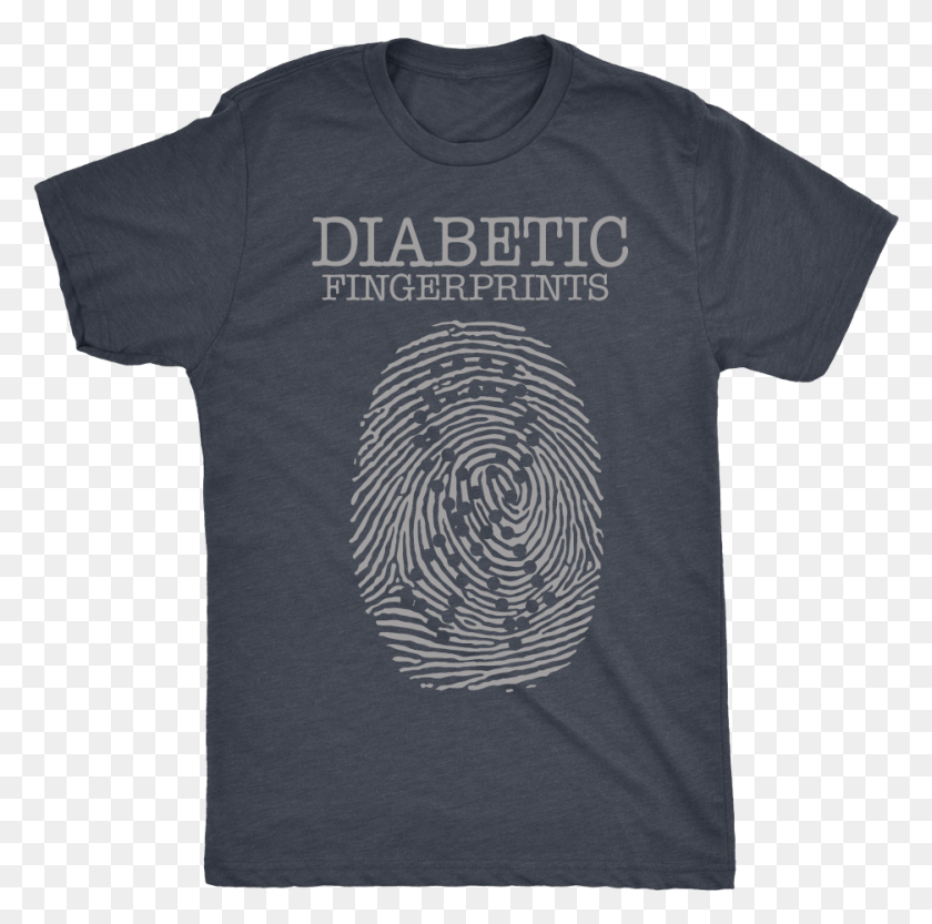 937x929 Diabetic Fingerprints With Diabetes Awareness Ribbon Ahlem Love, Clothing, Apparel, T-shirt HD PNG Download