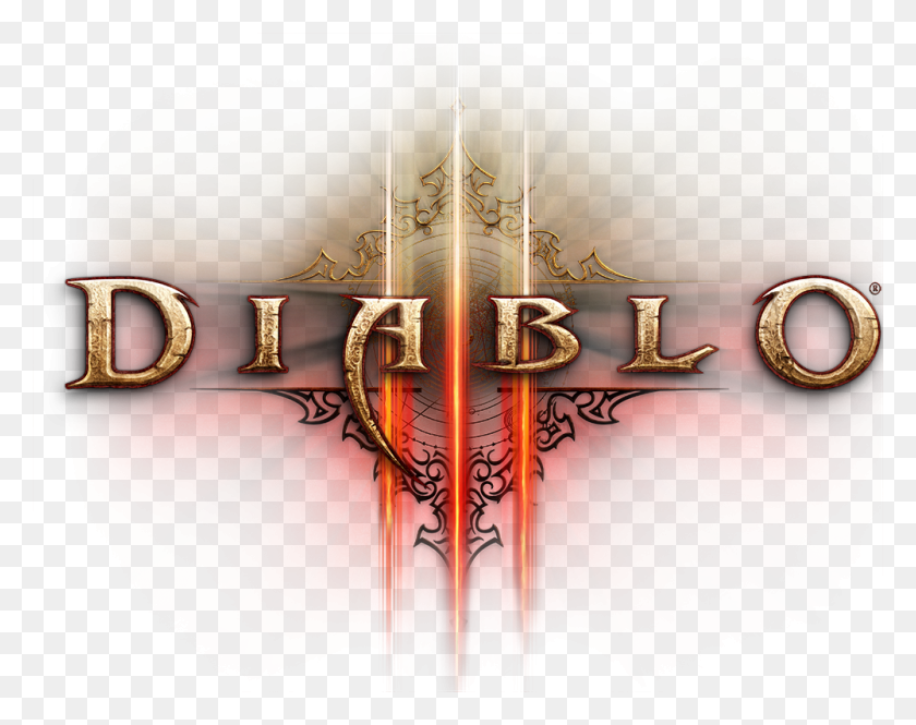 1000x776 Descargar Png Diablo Franchise Diablo 3 Logo, Texto, Símbolo, Alfabeto Hd Png