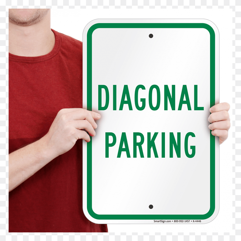 800x800 Diagonal Parking Sign Parking Sign, Person, Human, Clothing HD PNG Download