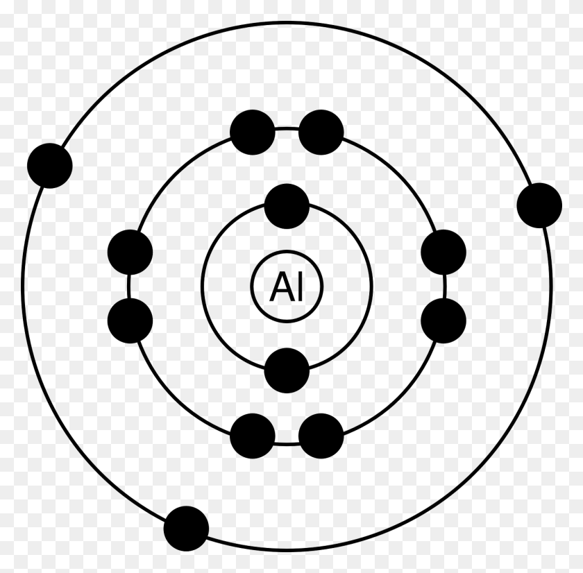 1280x1258 Diagram Nucleus Atomic Model Atom Bohr Bohr Model For Aluminium, Gray, World Of Warcraft HD PNG Download