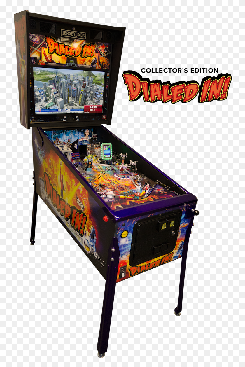 751x1198 Dialed In Collectors Edition In Stock Ready To Ship Dialed In Pinball, Arcade Game Machine, Pac Man HD PNG Download
