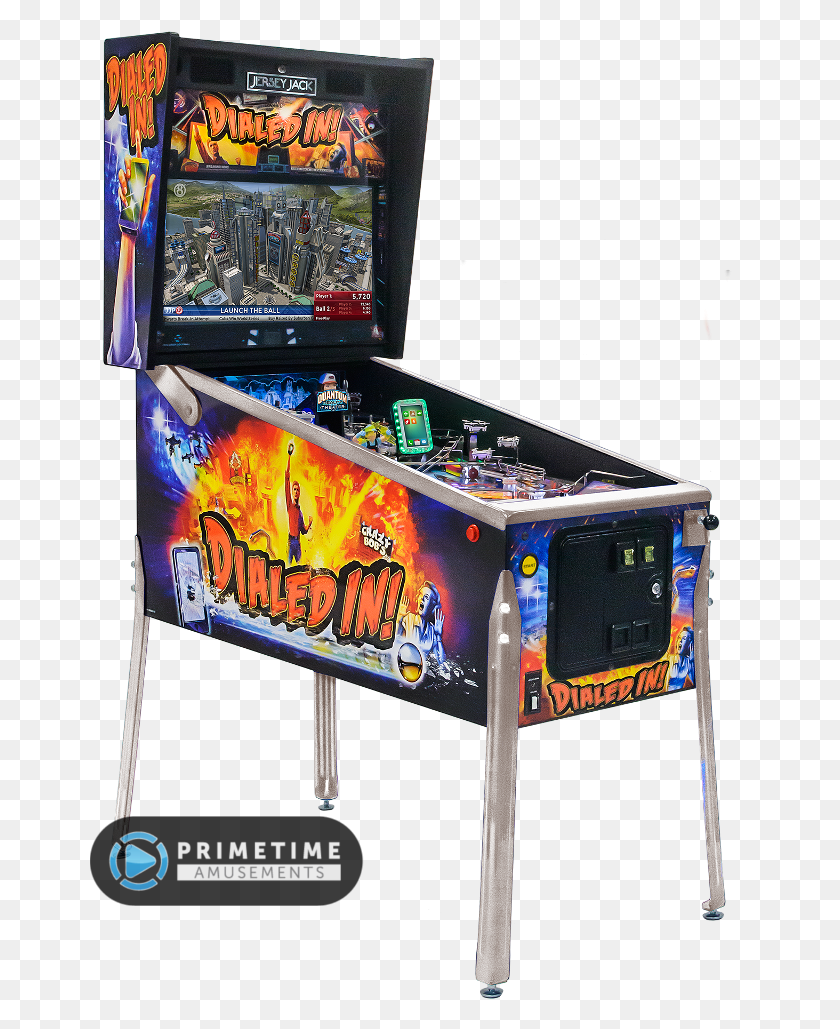 662x969 Dialed In Pinball, Arcade Game Machine HD PNG Download