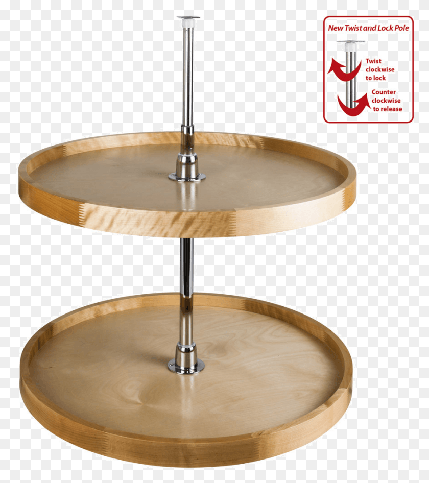 881x1001 Diameter Round Wood Lazy Susan Set With Twist Lazy Susan, Furniture, Stand, Shop HD PNG Download