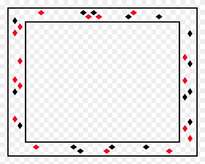958x748 Diamond Border Save Red And Black Border Transparent, Plot, Screen, Electronics HD PNG Download