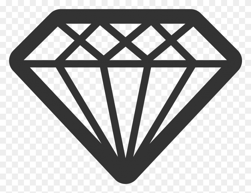 2001x1501 Diamond Clipart Svg Cute Borders Vectors Animated Logo Diamond, Accessories, Accessory, Jewelry HD PNG Download