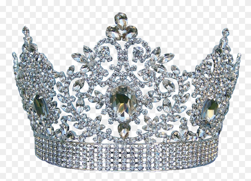 988x694 Diamond Crown Pic1 Transparent Silver Crown, Accessories, Accessory, Jewelry HD PNG Download