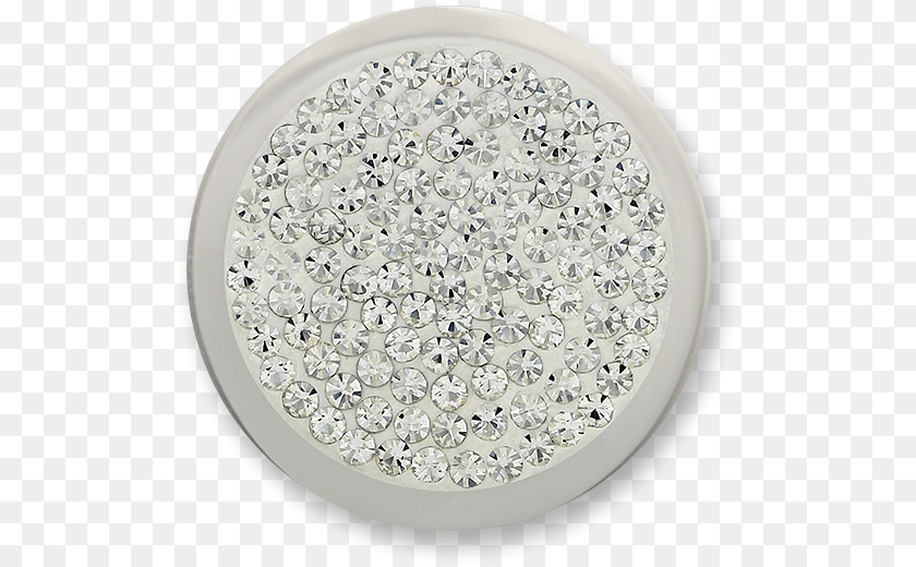 520x520 Diamond Disc Small Stainless Steel White Swarovski Mi Moneda Monedas Wit Dd 13 S, Ceiling Light, Accessories, Gemstone, Jewelry Transparent PNG