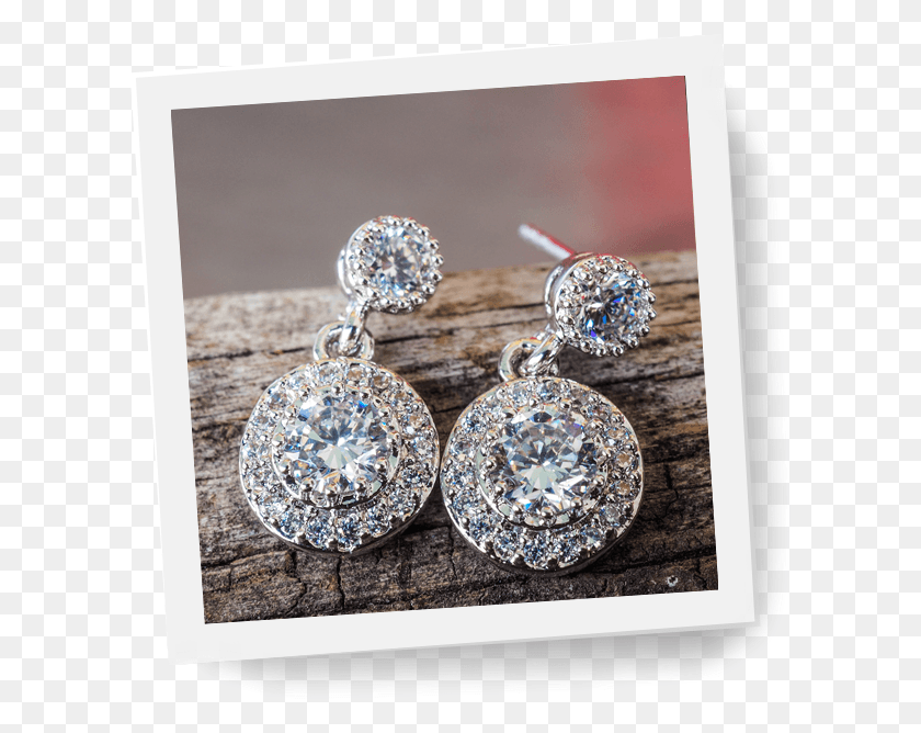 605x608 Diamond Earrings, Accessories, Accessory, Jewelry HD PNG Download