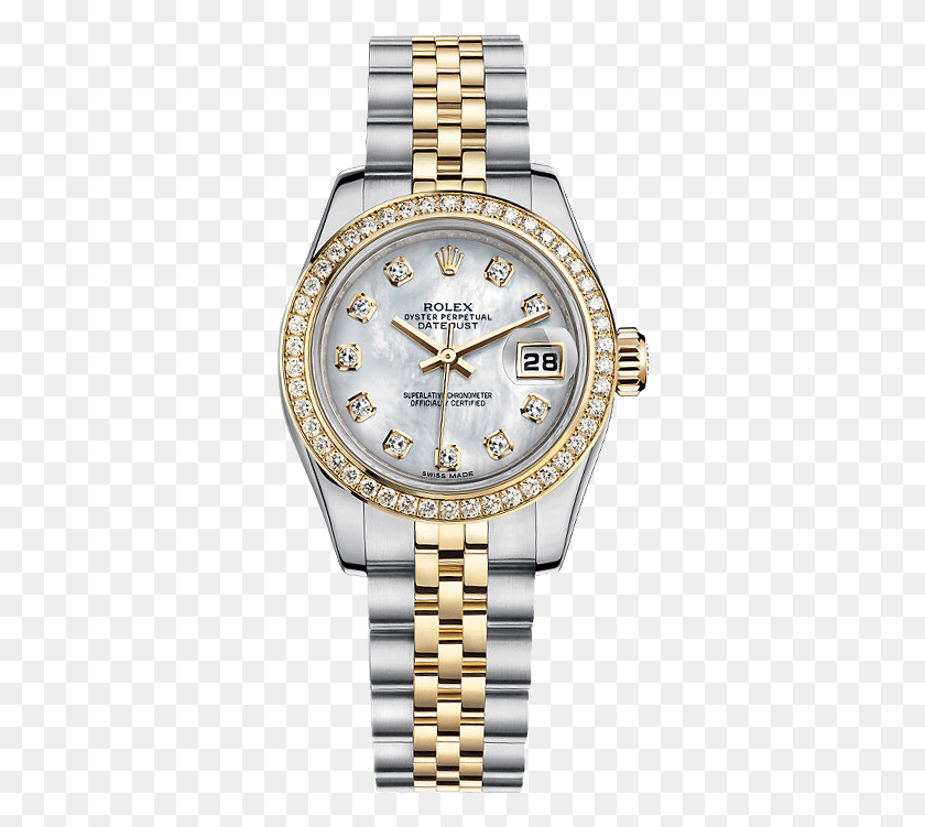 340x691 Diamond Form Datejust Watch Rolex Submariner Female Rolex Women Rose Gold, Wristwatch, Clock Tower, Tower HD PNG Download