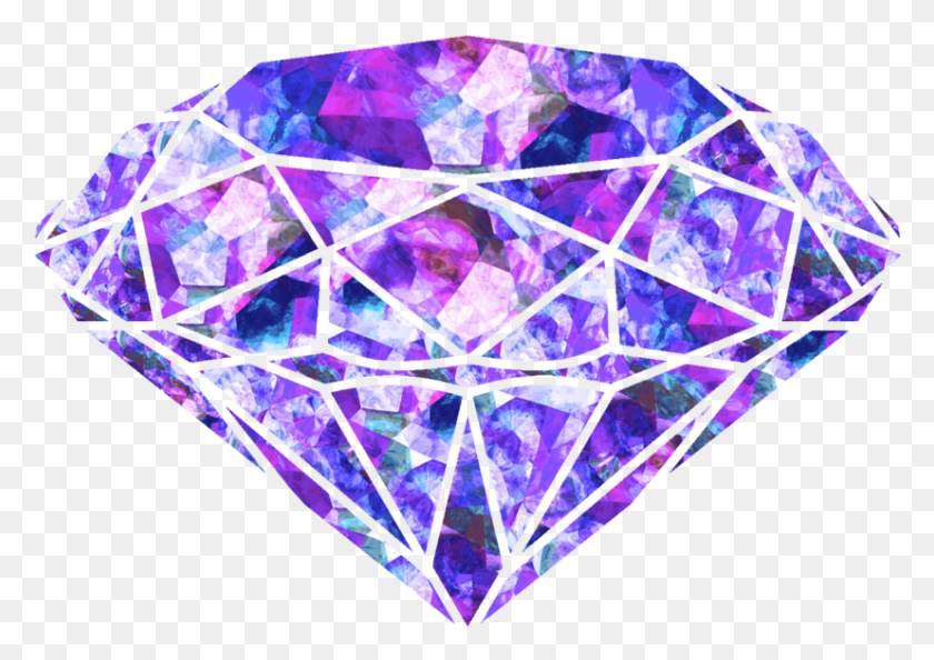 827x567 Diamond Free By Deadly Purple Diamond Transparent, Gemstone, Jewelry, Accessories HD PNG Download