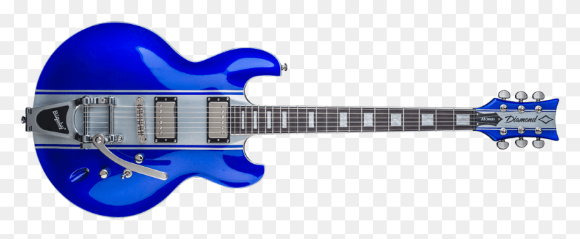 975x359 Diamond Guitars Imperial Ab Bigsby Bk, Guitar, Leisure Activities, Musical Instrument HD PNG Download