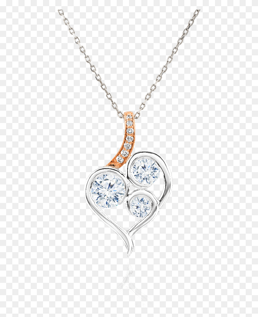 467x971 Diamond Heart Necklace, Pendant, Gemstone, Jewelry HD PNG Download