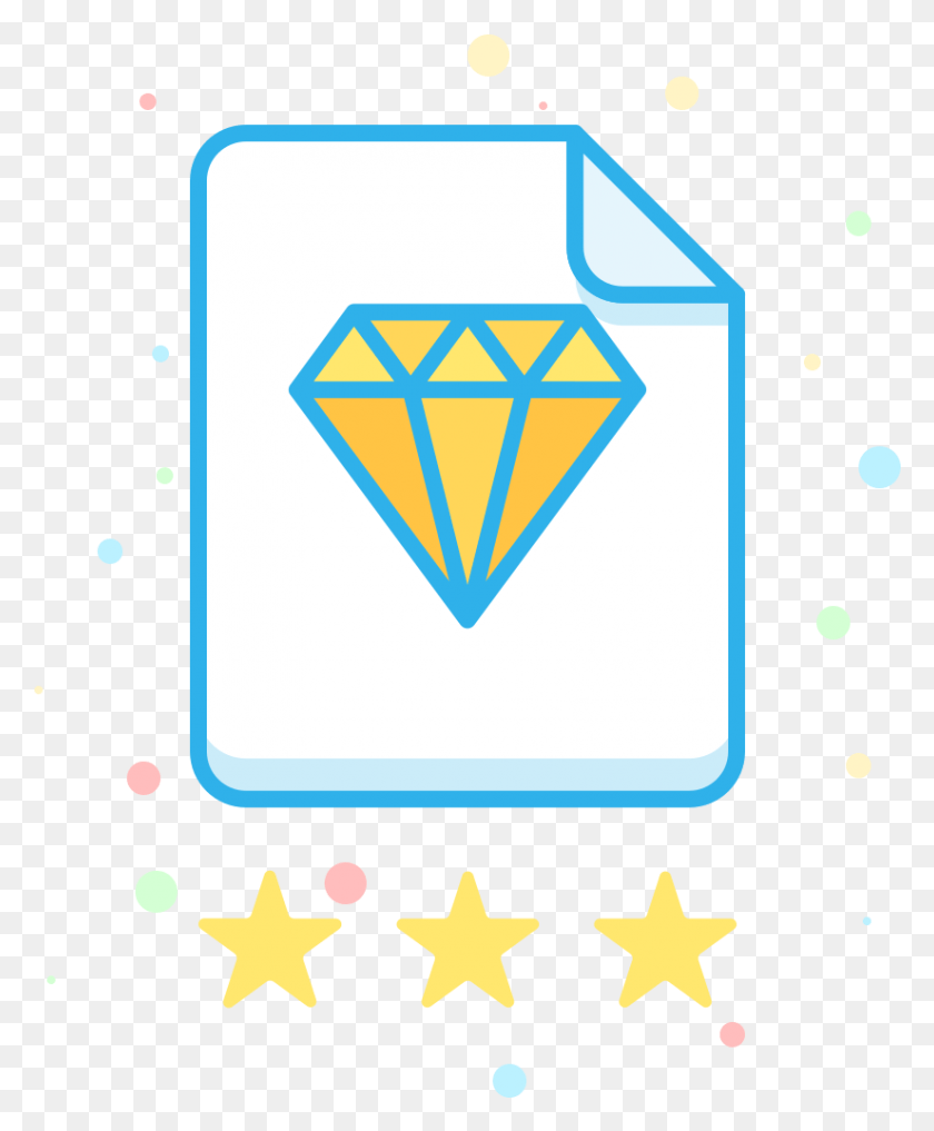 825x1013 Diamond Icon Triangle, Star Symbol, Symbol HD PNG Download