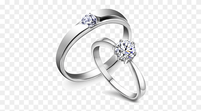 385x406 Diamond Jewellery Cubic Engagement Wedding Ring Zirconia Anillos De Plata De Compromiso Baratos, Ring, Jewelry, Accessories HD PNG Download