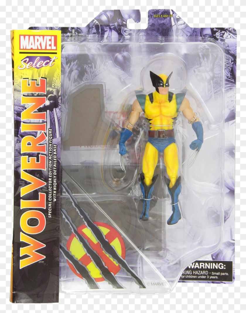 986x1278 Diamond Marvel Select Wolverine, Figurine, Person, Human HD PNG Download