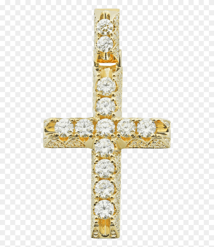507x906 Diamond Pyramid Cross Pendant, Symbol, Crucifix HD PNG Download