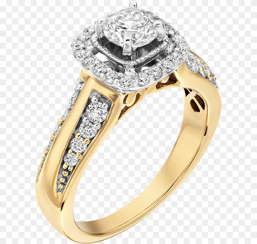 610x800 Diamond Ring Square Engagement Ring Gold, Accessories, Gemstone, Jewelry PNG