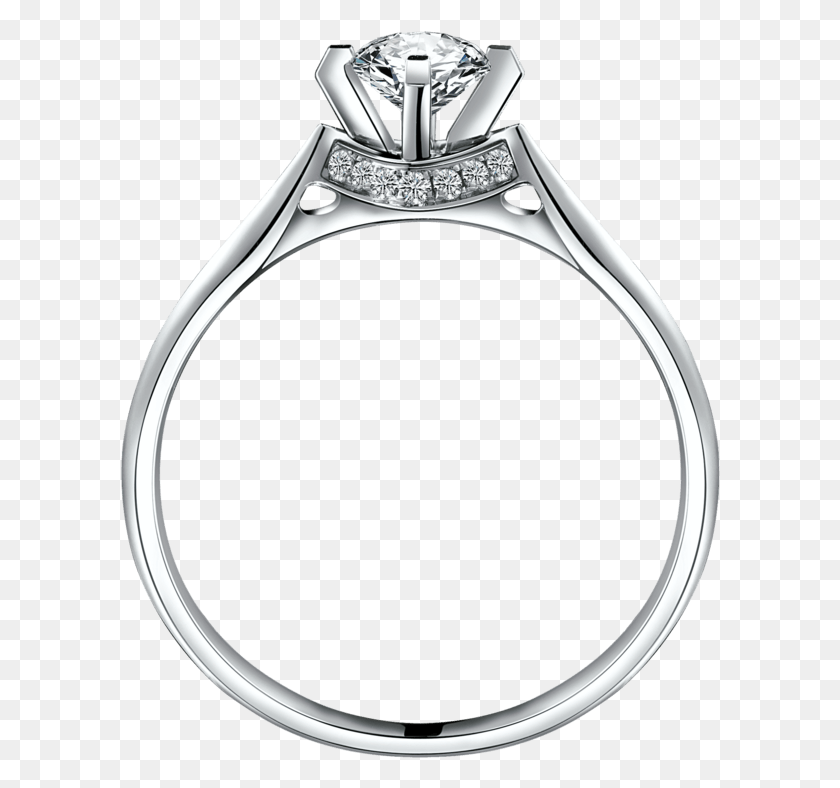 600x728 Diamond Ring Template Clipart Black And White Transparent Background Rings, Accessories, Accessory, Jewelry HD PNG Download
