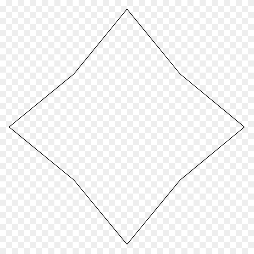 2400x2400 Diamond Shape Clipart Star Square Rotated 45 Degrees, Gray, World Of Warcraft HD PNG Download