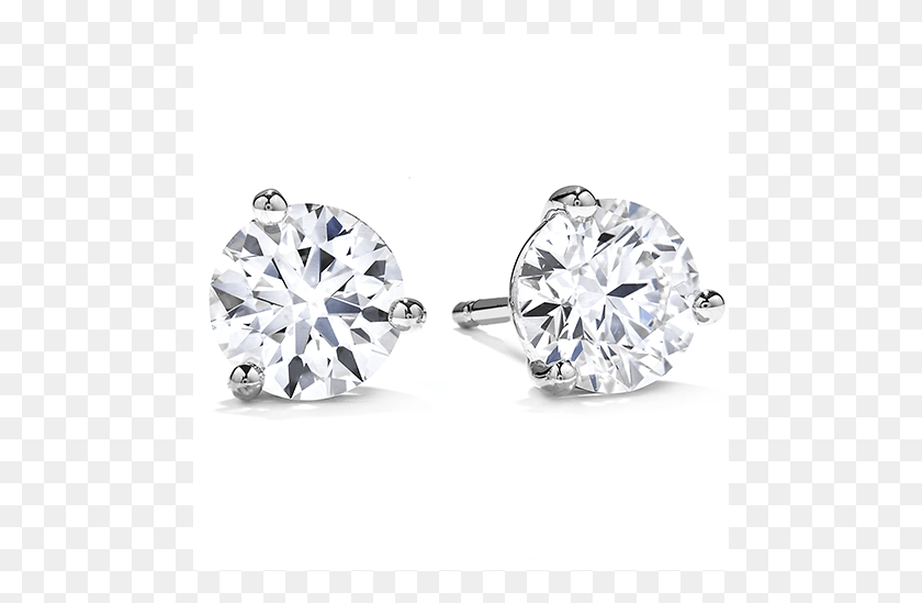 489x489 Diamond Stud Earrings Hearts On Fire Diamond Earrings, Jewelry, Accessories, Accessory HD PNG Download