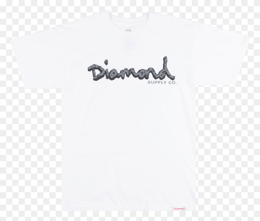 1145x960 Diamond Supply Co Coal Og Script T Shirt Mens Skateboard Active Shirt, Clothing, Apparel, T-shirt HD PNG Download