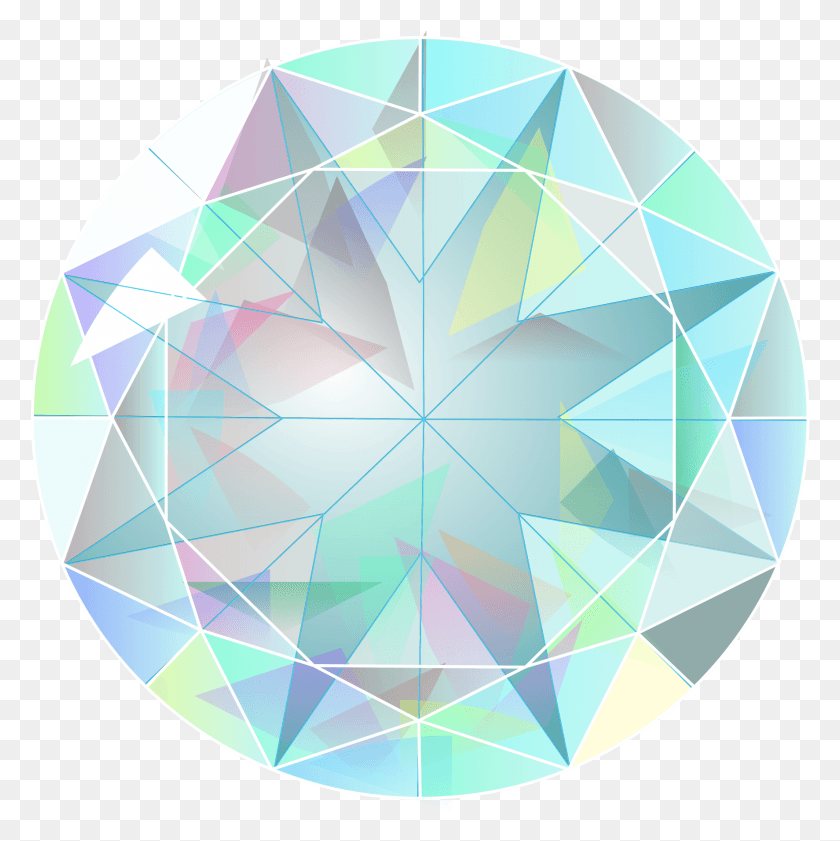 1773x1776 Diamond Svg Wikimedia Commons Open Diamond Top Vector, Драгоценный Камень, Ювелирные Изделия, Аксессуары Hd Png Скачать