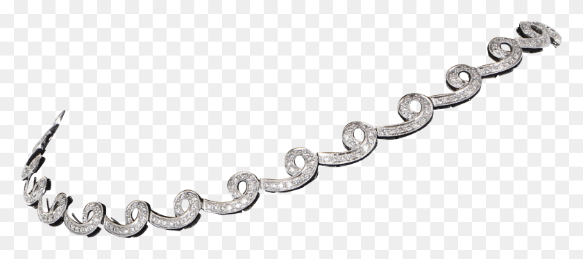 1484x597 Diamond Swirl Choker Necklace Vintage 18 Karat Chain, Accessories, Accessory, Jewelry Descargar Hd Png