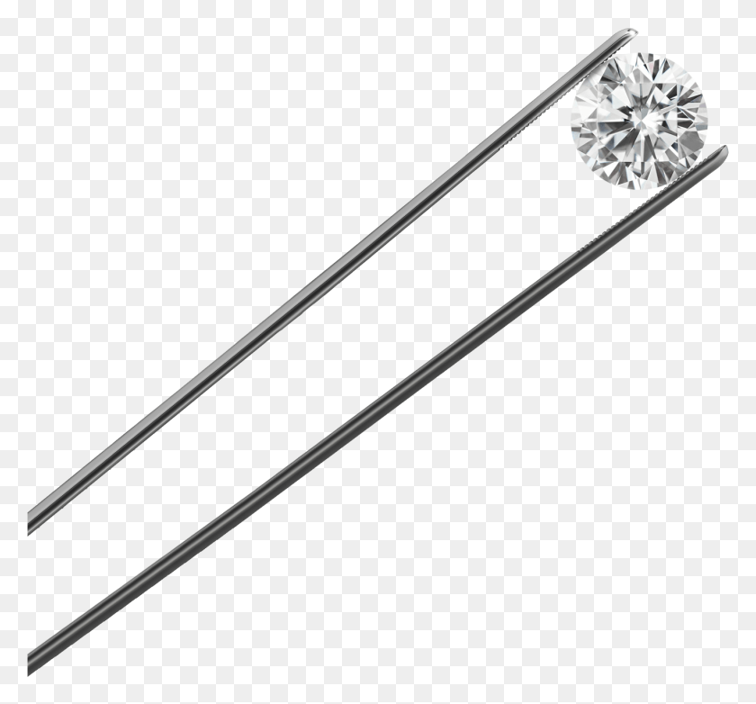 1363x1262 Diamond Tweezers, Baton, Stick, Gemstone HD PNG Download