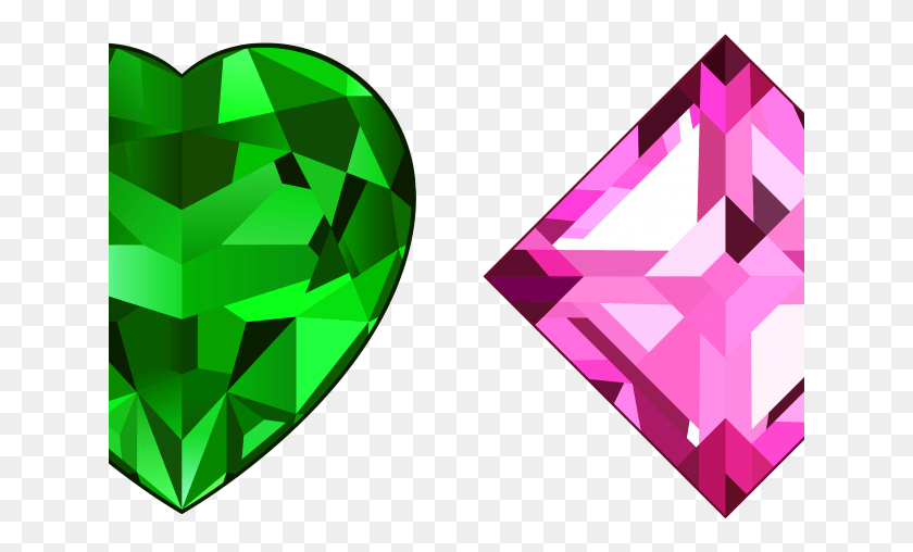 641x448 Diamonds Clipart Diamond Shape Crystal Purple Heart, Gemstone, Jewelry, Accessories HD PNG Download