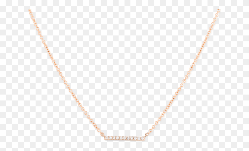 651x451 Diamonds Line Necklace Rose Gold Necklace, Jewelry, Accessories, Accessory Descargar Hd Png