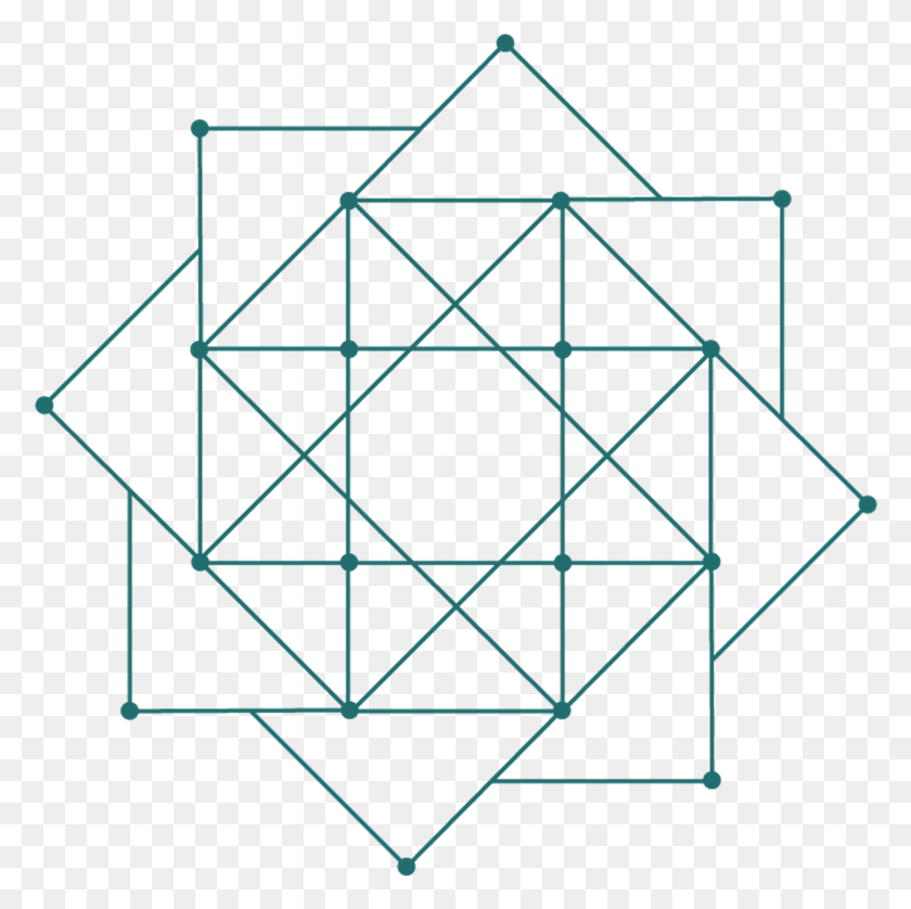 778x778 Dibujo De Flor Con Figuras Geometricas Планетарная Модель Атома, Треугольник, Символ, Символ Звезды Png Скачать